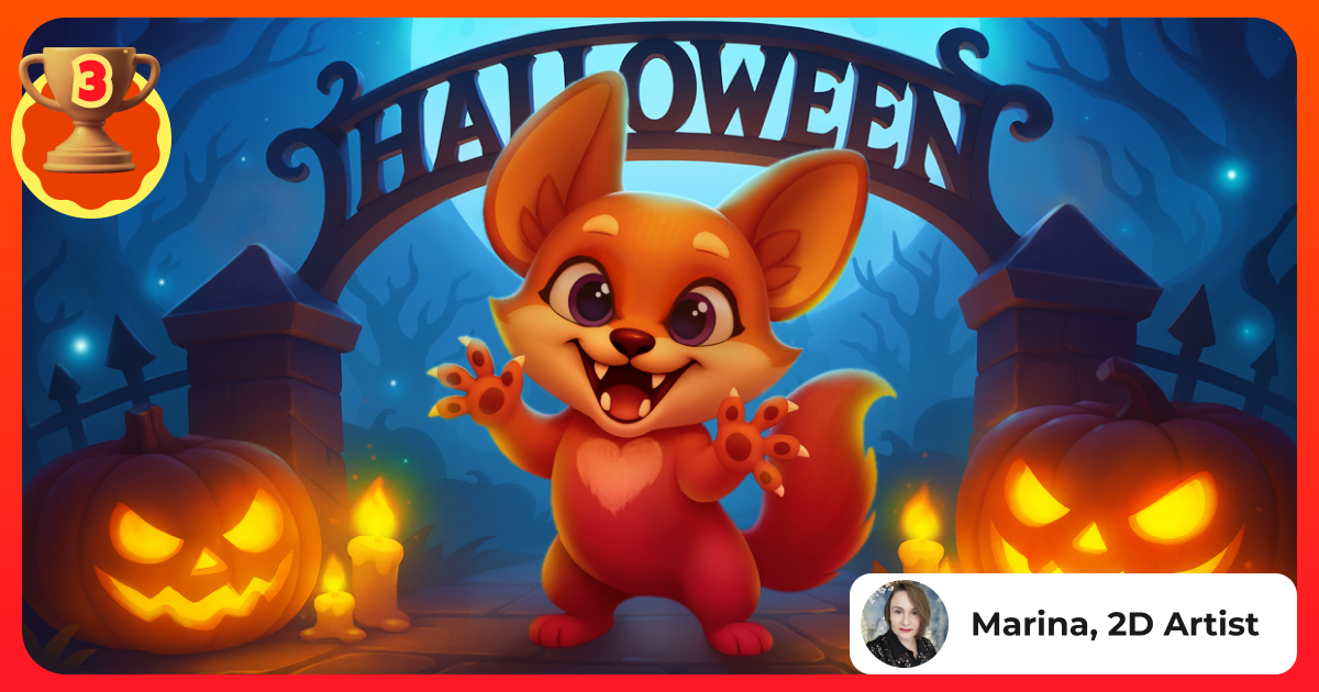 🎃 Art d'Halloween avec Quarty : les résultats sont là ! 🦊 gallery image #3