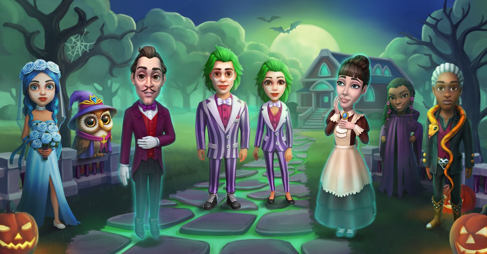 Masquerade in the Ghostly Fog