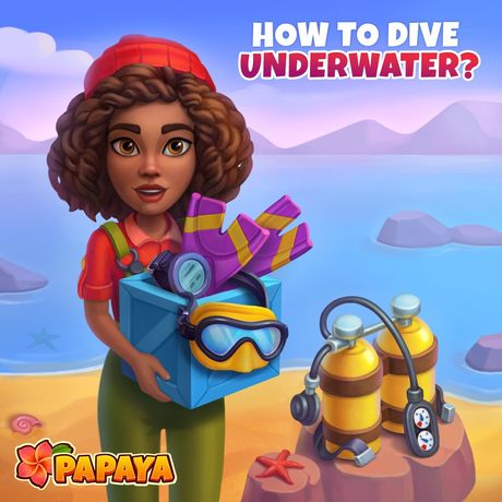 How to dive underwater?