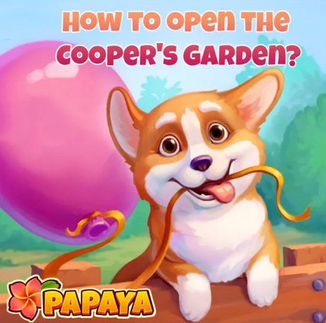 How to open the Cooper's garden?