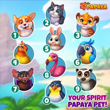 Your spirit Papaya pet