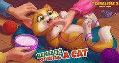 Coral Isle 2: Tropische Geschichten - Vorteile, eine Katze zu sein
