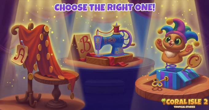 Coral Isle 2: Tropical Stories - Choose the right one!