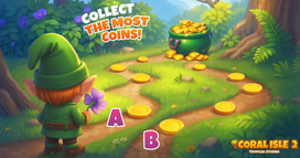 Coral Isle 2: Histórias tropicais - Recolha o máximo de moedas possível