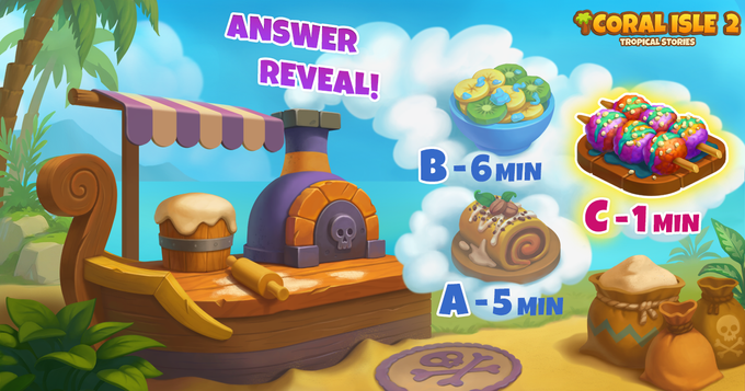 Coral Isle 2: Storie tropicali - Risposta al concorso