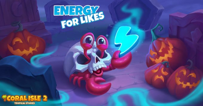 Coral Isle 2: Тропічні історії - Енергія за вподобайки