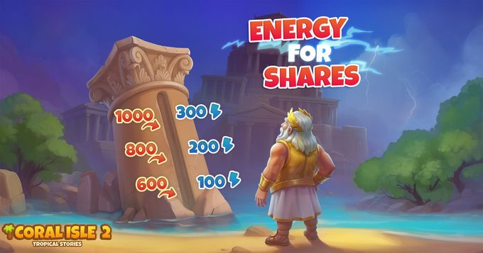 Coral Isle 2: Hisroires tropicales - Énergie contre actions