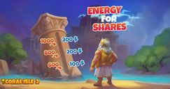 Coral Isle 2: Тропічні історії - Енергія за поширення допису