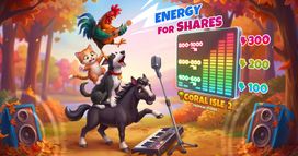 Coral Isle 2: Tropische verhalen - Energie voor aandelen