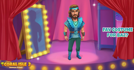 Coral Isle 2: Hisroires tropicales - Le costume préféré de Baz?