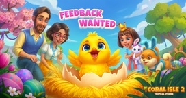 Coral Isle 2: Histórias tropicais - Queremos o seu feedback