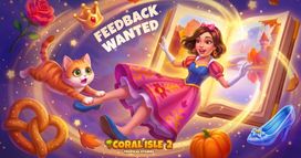 Coral Isle 2: Histórias tropicais - Queremos o seu feedback