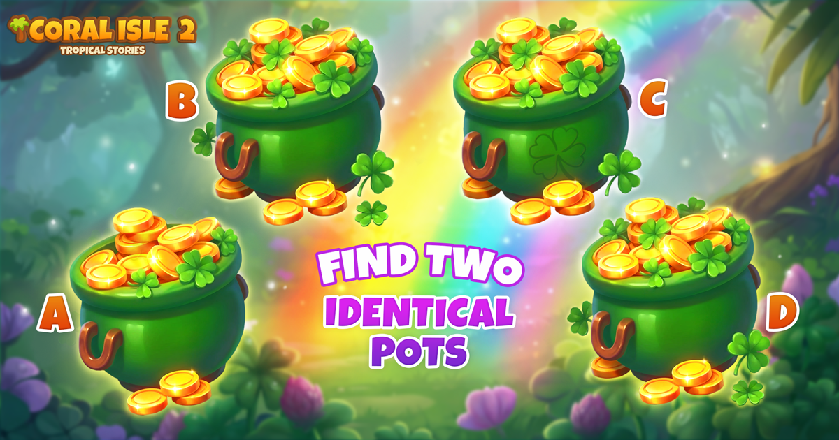 Find Two Identical Pots 
