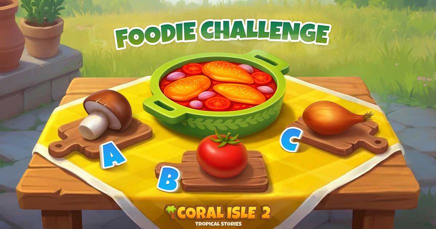 Coral Isle 2: Hisroires tropicales - Défi gourmand