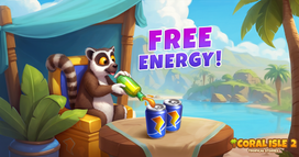 Coral Isle 2: Tropical Stories - Free Energy Drinks