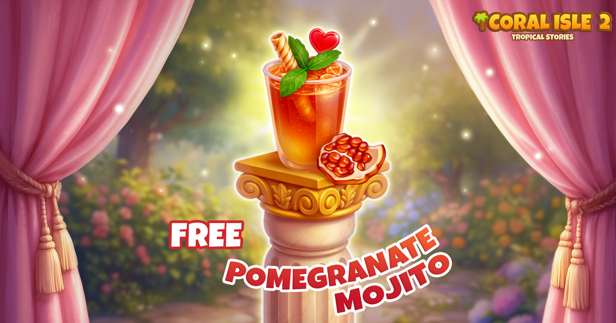 Free Pomegranate Mojito