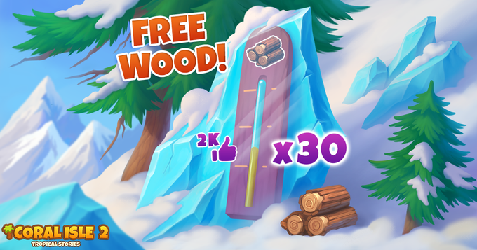 Coral Isle 2: Тропічні історії - Безкоштовна деревина