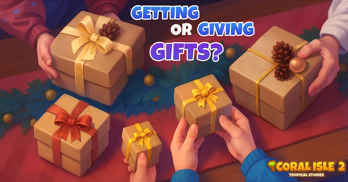 ¿Recibiendo o dando regalos?