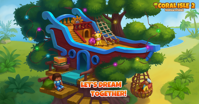 Coral Isle 2: Tropische verhalen - Laten we samen dromen!