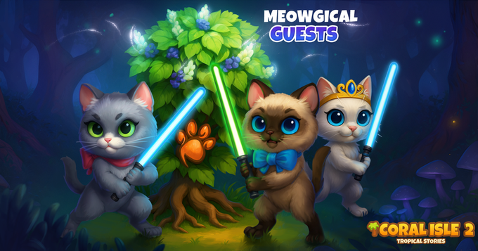 Coral Isle 2: Tropische verhalen - Meowgische Gasten