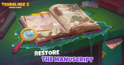 Coral Isle 2: Tropical Stories - Restore the Manuscript