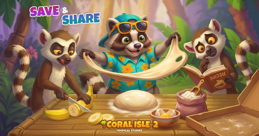 Coral Isle 2: Storie tropicali - Salva & Condividi