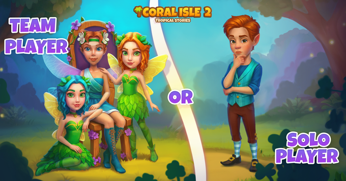 Coral Isle 2: Тропічні історії - Командний гравець чи Гравець-одинак