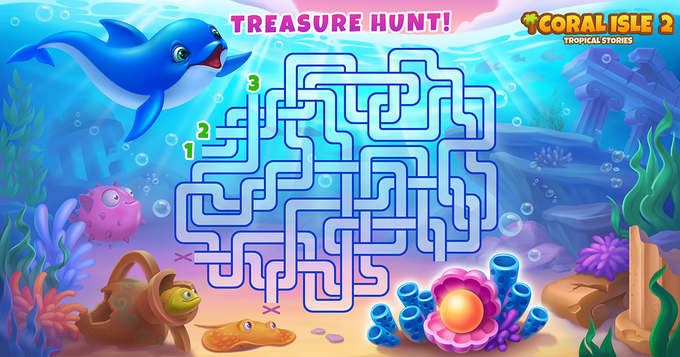 Coral Isle 2: Tropical Stories - Treasure Hunt