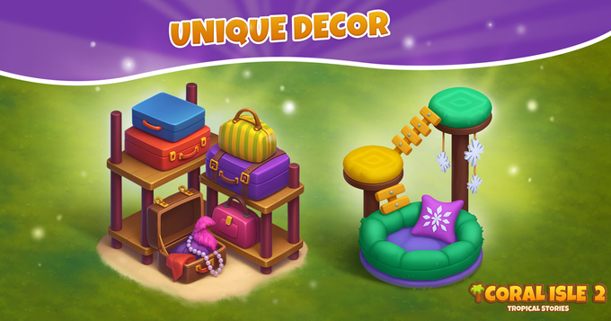 Coral Isle 2: Tropische Geschichten - Einzigartige Dekoration