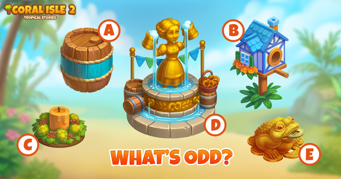 Coral Isle 2: Histórias tropicais - O que é estranho?