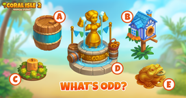 Coral Isle 2: Histórias tropicais - O que é estranho?