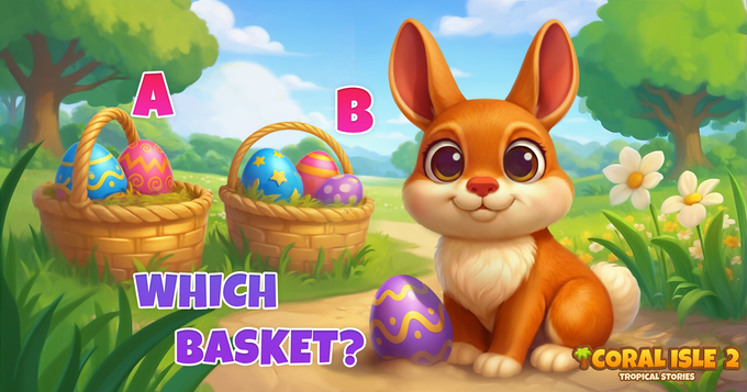 Coral Isle 2: Tropische verhalen - Welke mand?