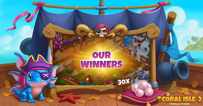 Coral Isle 2: Tropische verhalen - Winnaars bekendgemaakt