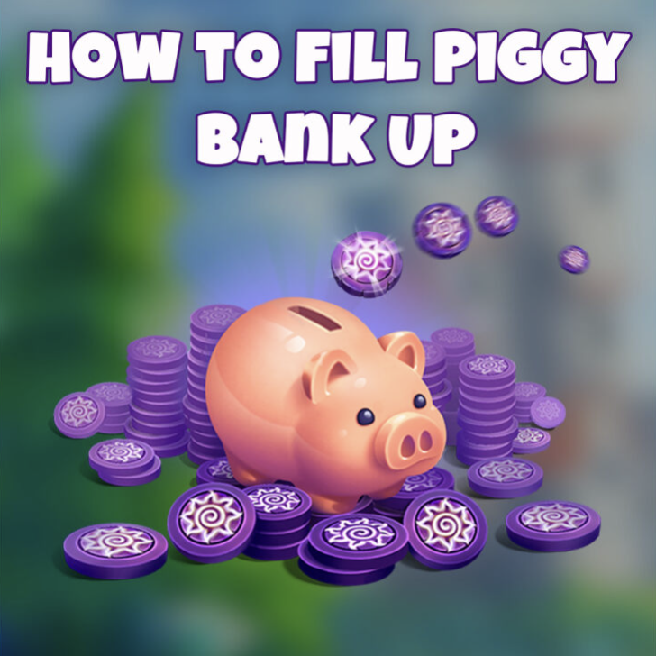 How to fill piggy bank up?
