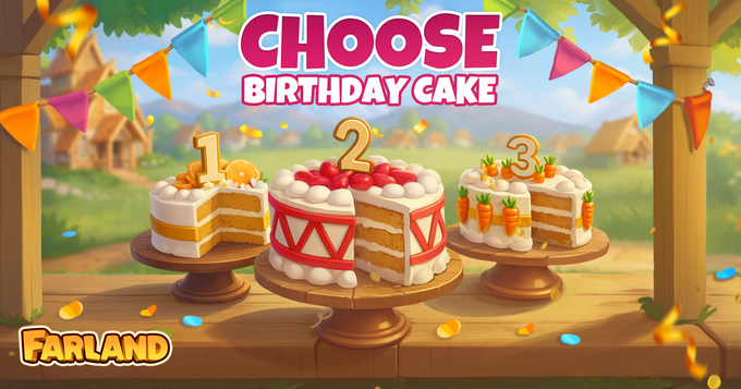 Farland: Farm Village - Оберіть торт