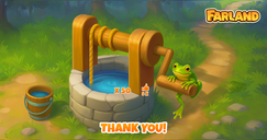 Farland: Farm Village - Cadeau van de kikker!