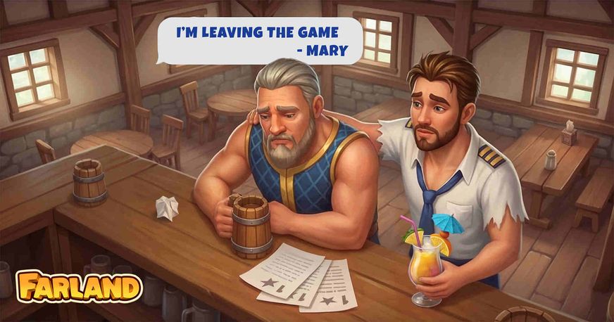 Farland: Farm Village - Halvard Has a Hard Time When you Leave...