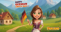 Farland: Farm Village - Щасливого Дня єдності Німеччини