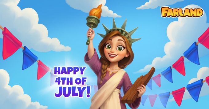 Farland: Farm Village - Dia da Independência para TODOS!