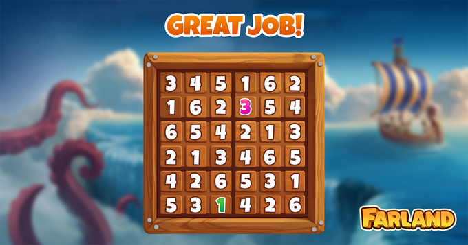 Farland: Farm Village - Sudoku Antwort
