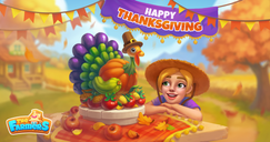 The Farmers: Grace's Island - Feliz Dia de Ação de Graças, agricultores! 🧡