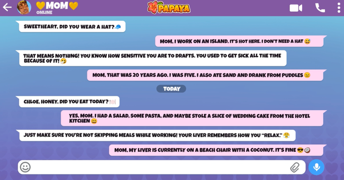Papaya: Summer Farm - Chatting with mom