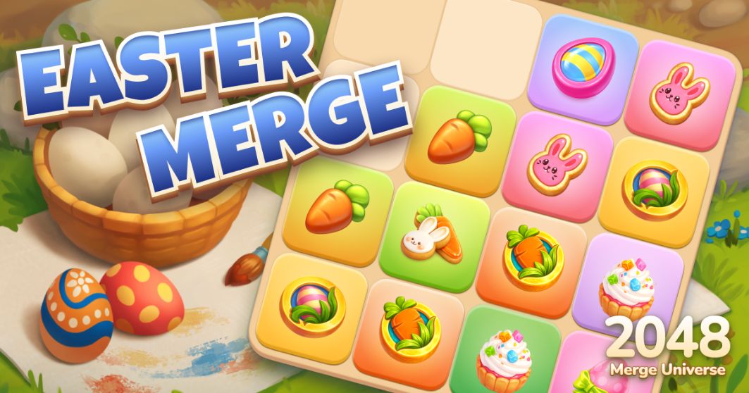 🌟 Easter Merge: Весняна магія в 2048!