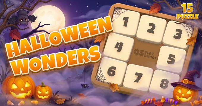 QS Games - Les merveilles d’Halloween sont arrivées dans 15 Puzzle: Story Tiles!