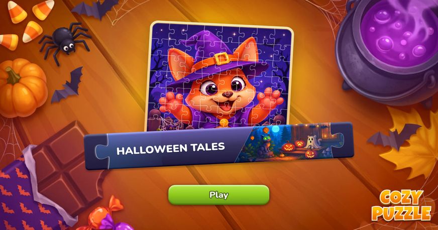 QS Games - 🎃 Buon Halloween da Cozy Puzzle!