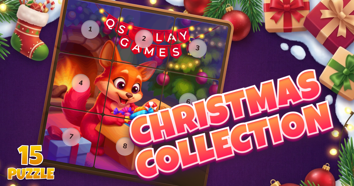 🎄 Різдвяна колекція в 15 Puzzle! 🎁