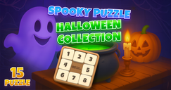QSGames - 🎃 Mach dich bereit für Halloween im QS 15-Puzzle! 🧩