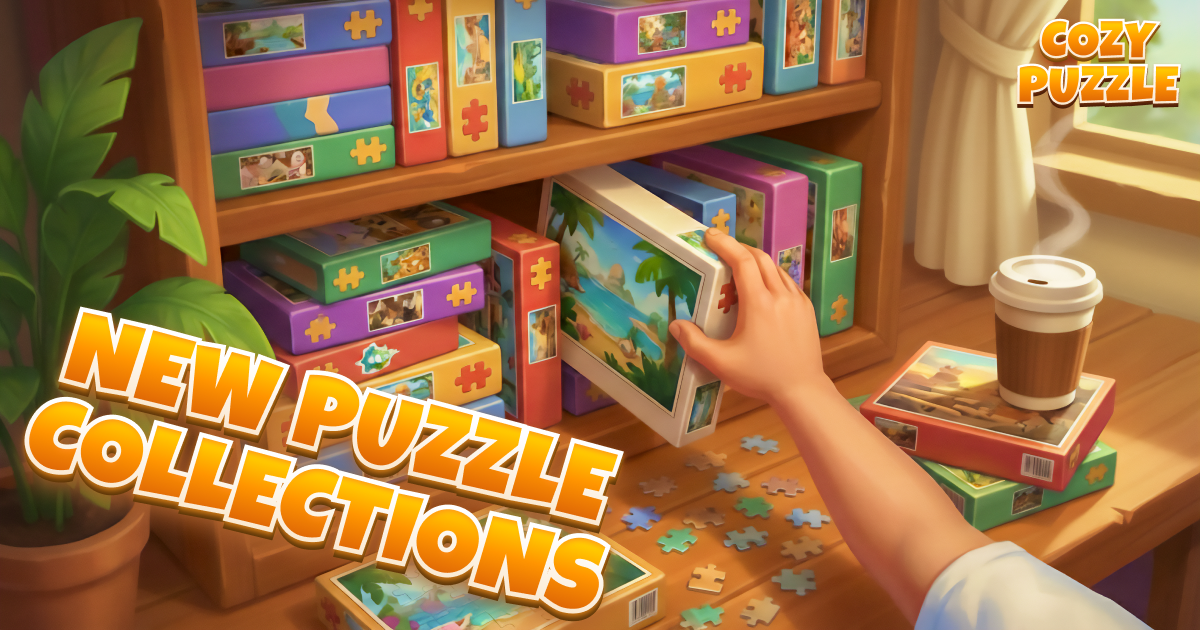 ¡Han llegado nuevas colecciones a Cozy Puzzle!