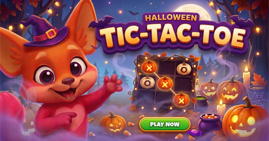 QS Games - 🎃 Desafio de Jogo da Velha de Halloween do Quarty!