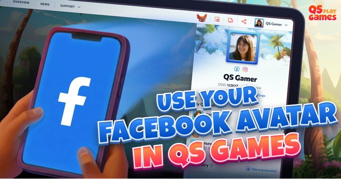 QSGames - ✨ Використовуй свій аватар Facebook на порталі QS Games! ✨